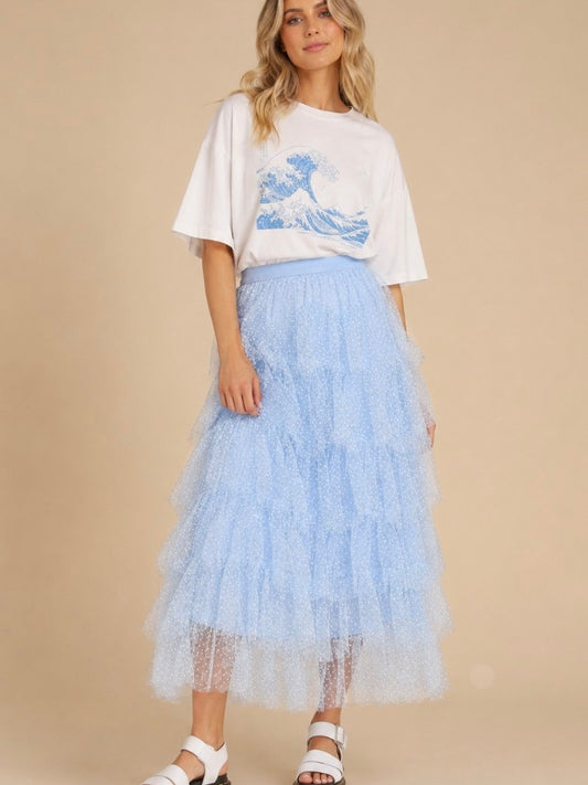Ella Tulle Midi Skirt