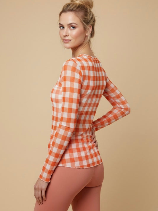 Retro Mesh Top