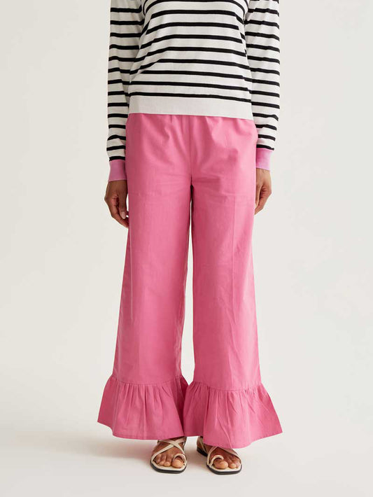 Pink Cotton Trousers