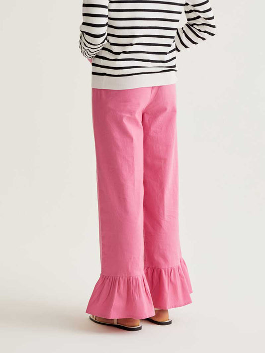 Pink Cotton Trousers