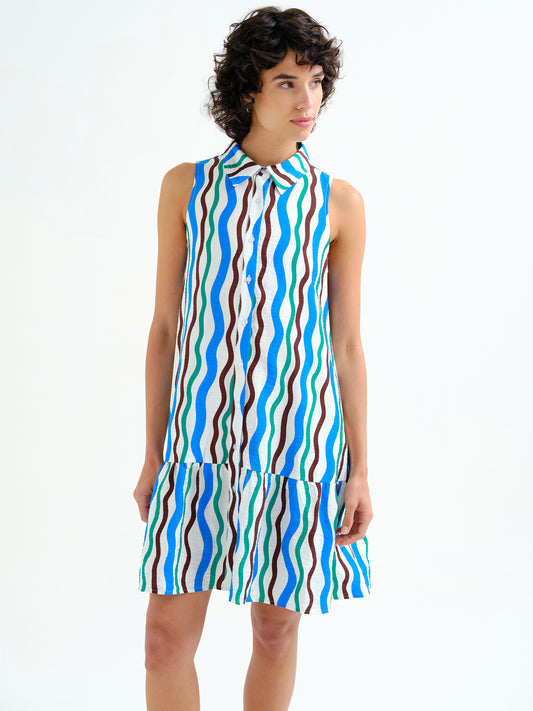 Squiggle Stripe Dress