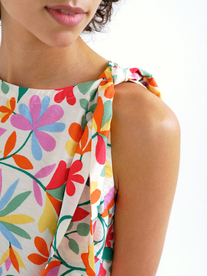 Garden Tie Shoulder Tank