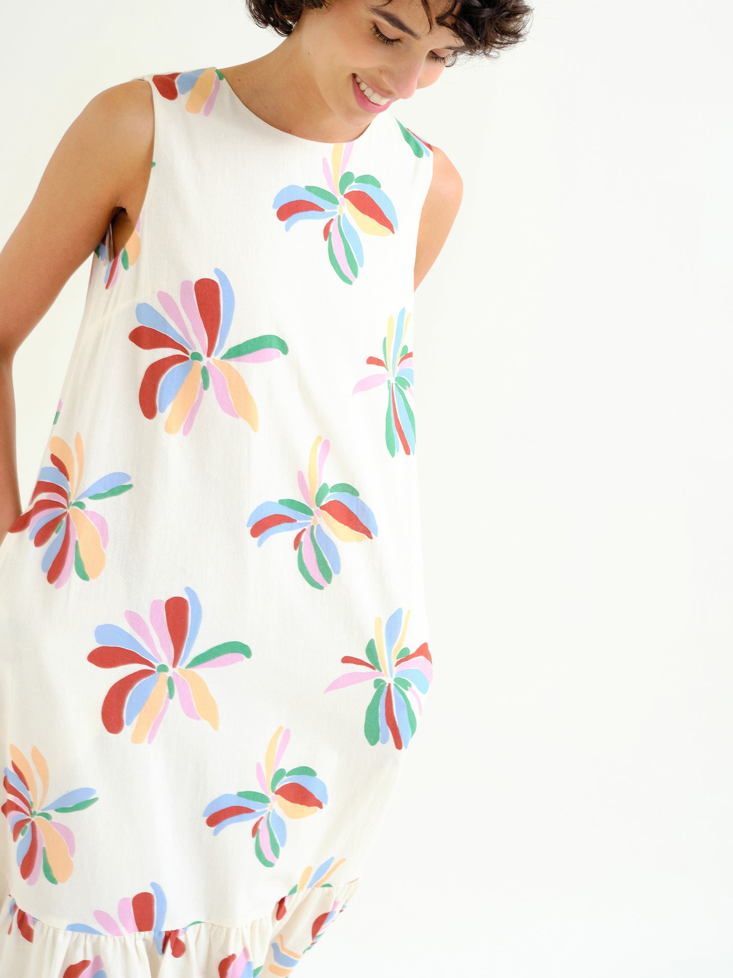 Multi Floral Maxi Dress