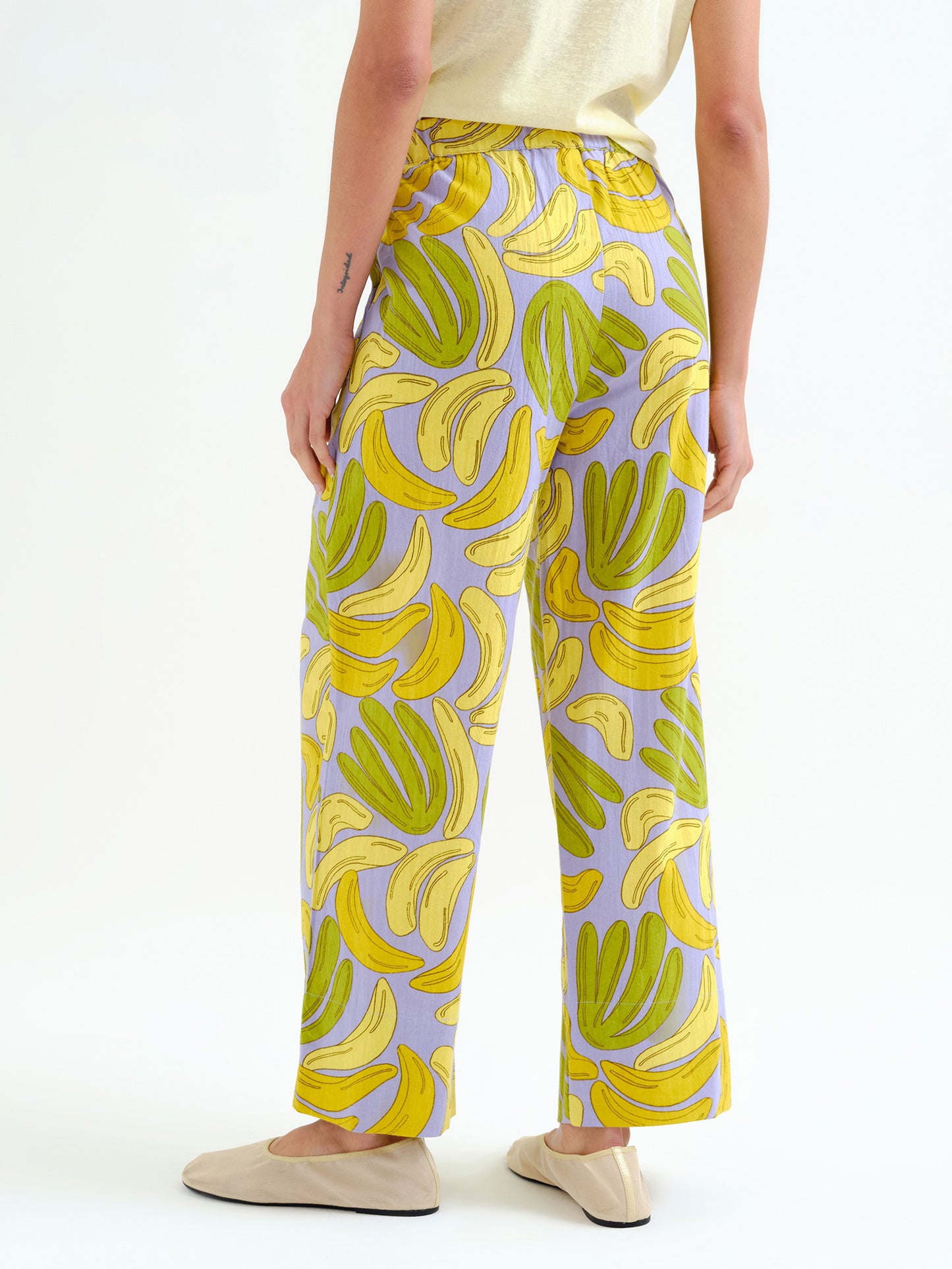 Banana Print Trousers