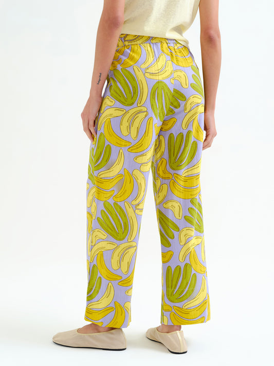 Banana Print Trousers