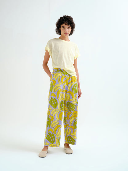 Banana Print Trousers