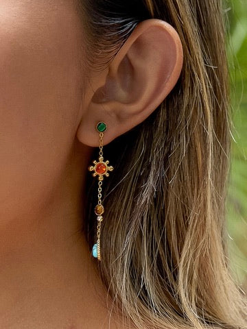 Soleil 18K Drop Earrings