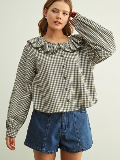 Garden Gingham Blouse