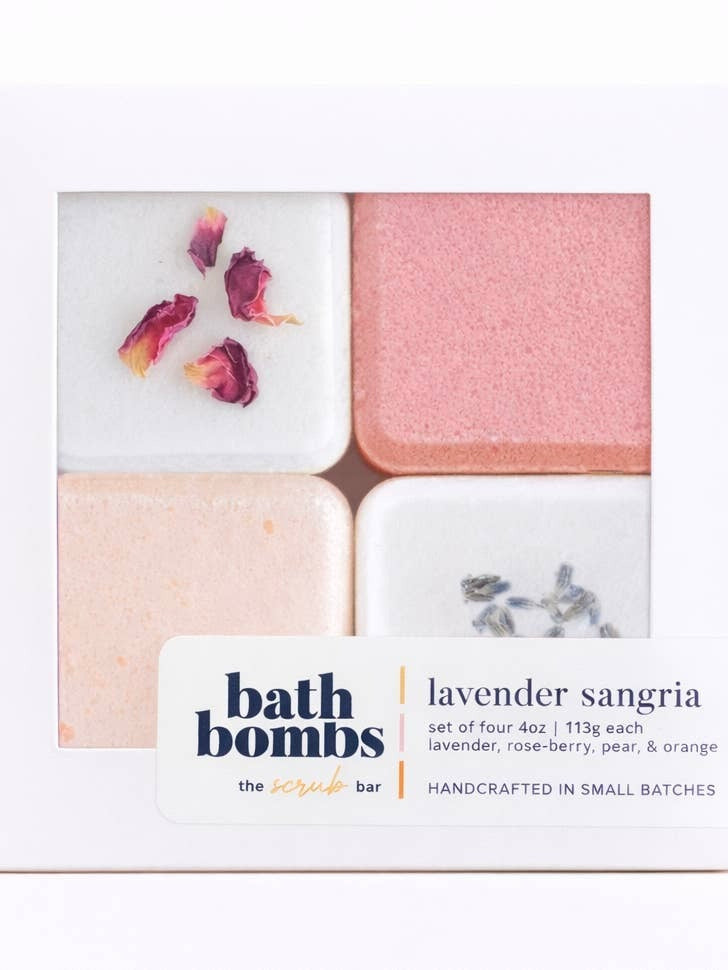 Lavender Sangria Bath Bomb Set
