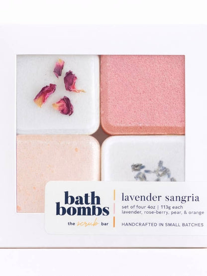 Lavender Sangria Bath Bomb Set