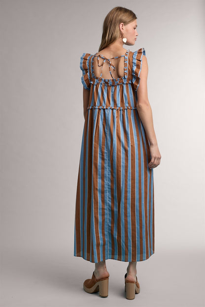 Meadow Stroll Ruffle Midi