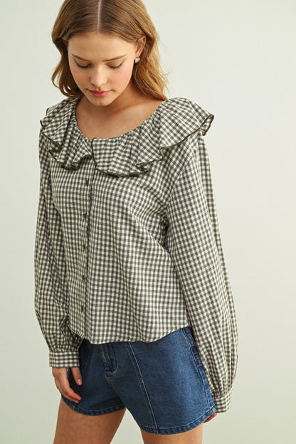 Garden Gingham Blouse