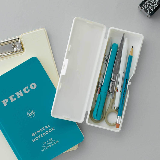 Penco Blue Storage Container Pen Case