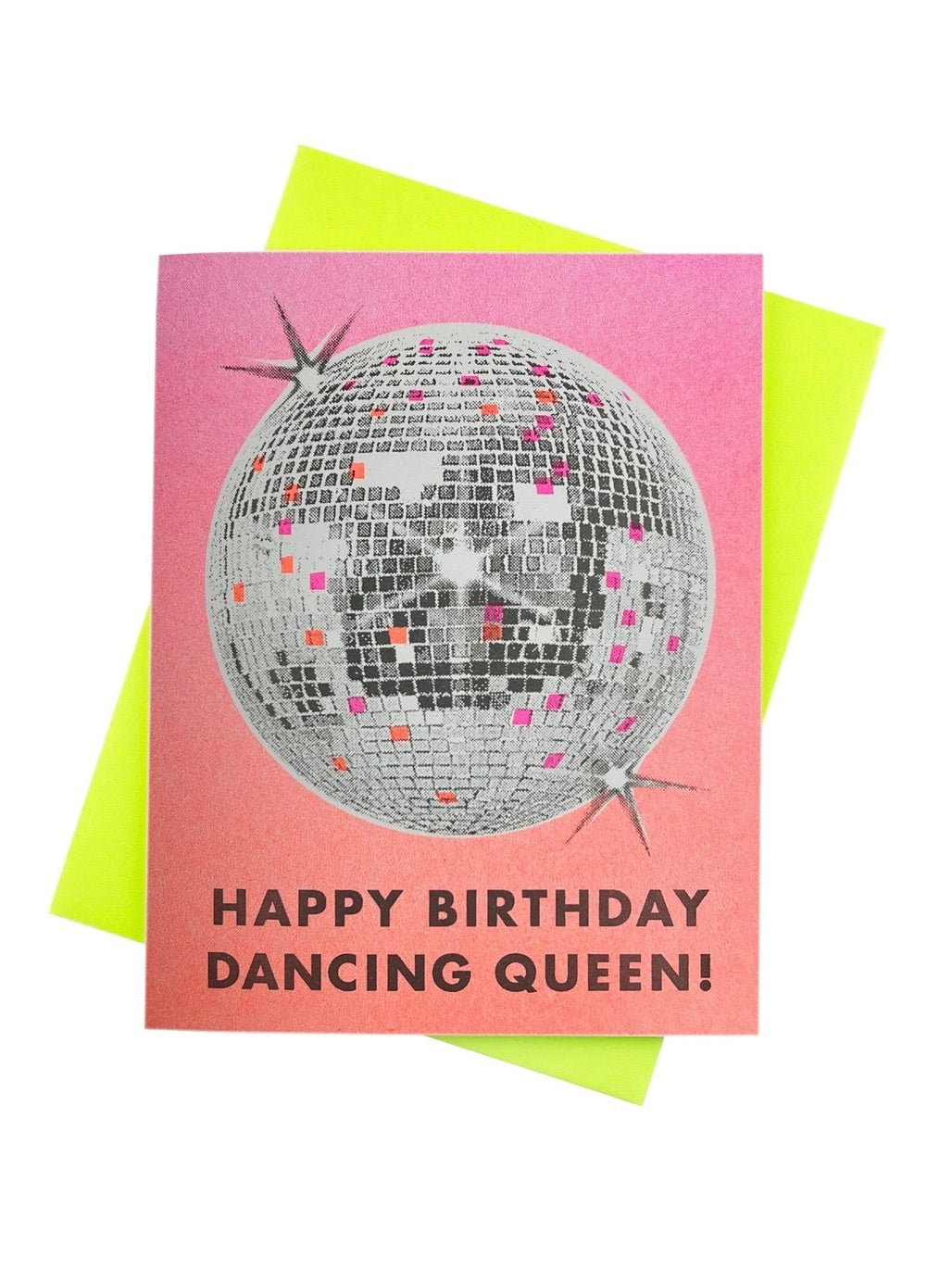 Disco Ball "Happy Birthday Dancing Queen!" Card