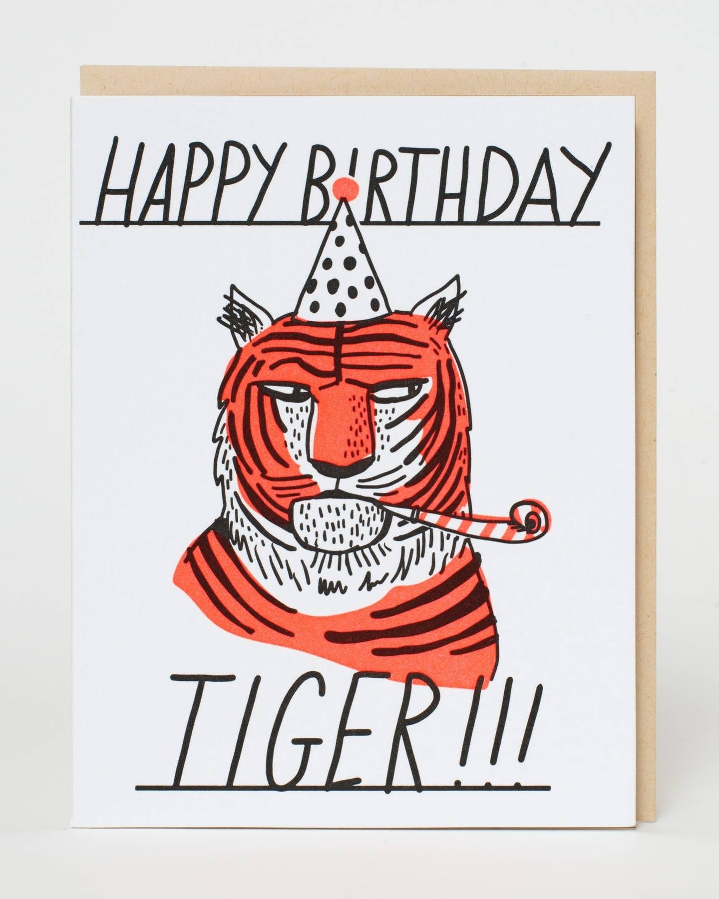 Happy Birthday Tiger Card