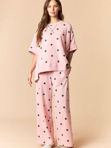 Clubhouse Polka Dot Lounge Set