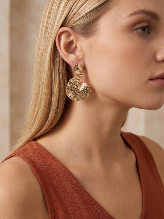 Ember Hammered Earrings