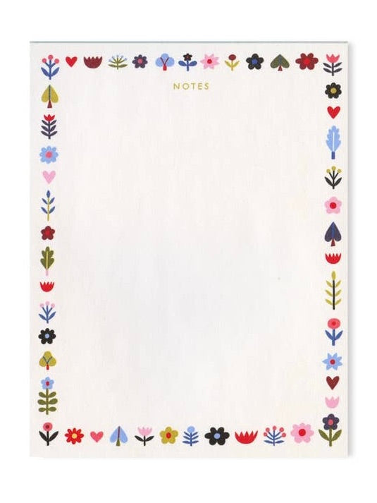 Floral Notepad