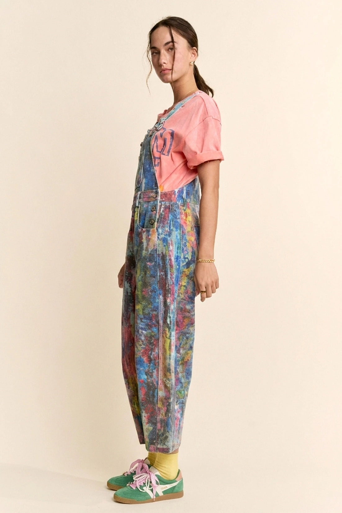 Studio Barrel Leg Overalls