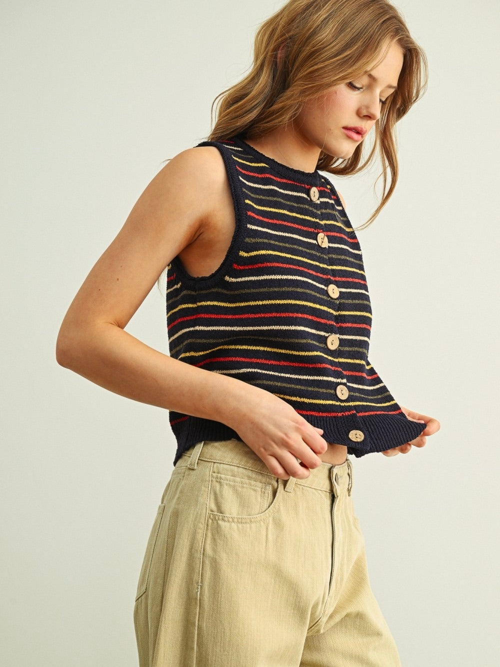 Charlie Stripe Knit Tank