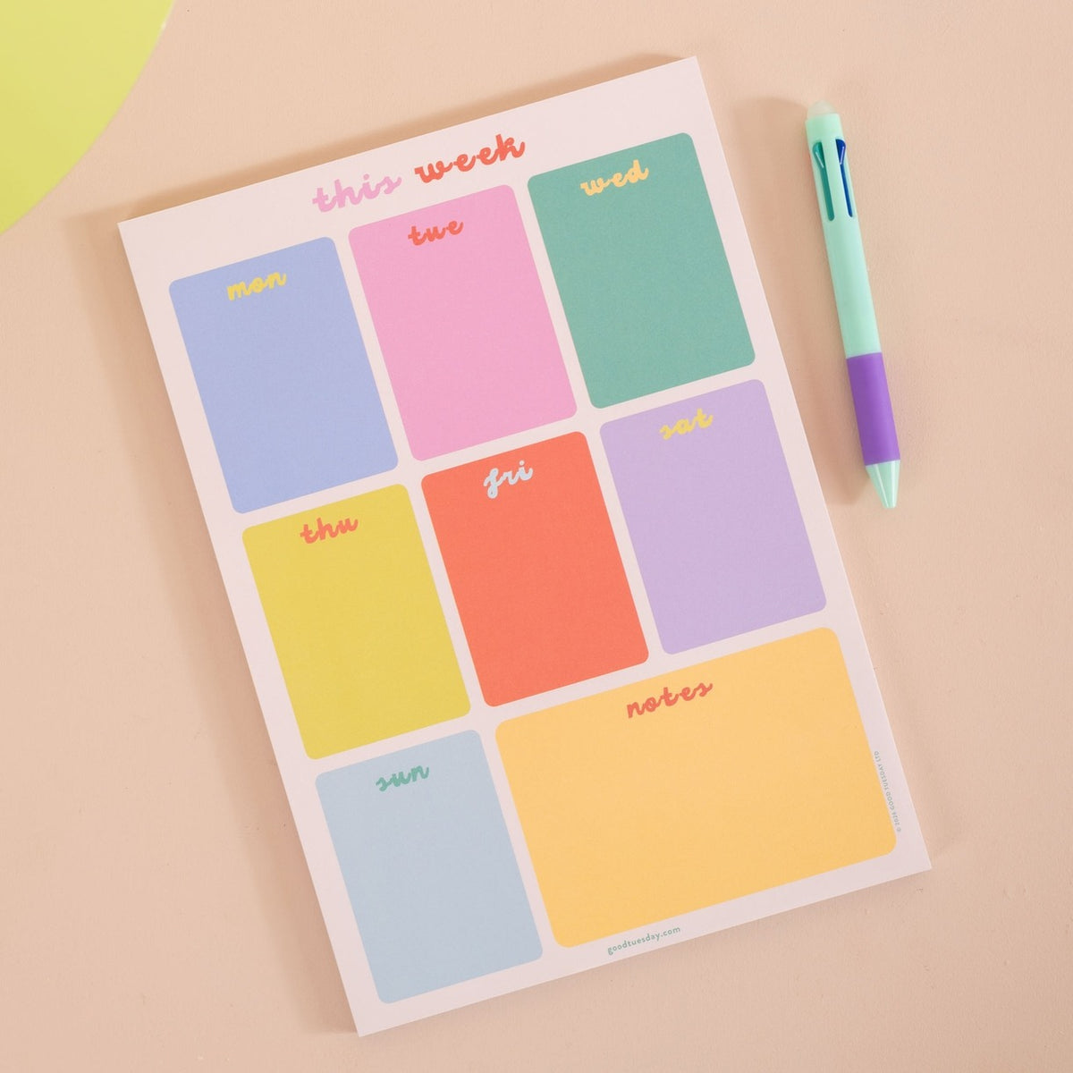 A4 Bright Side Weekly Planner