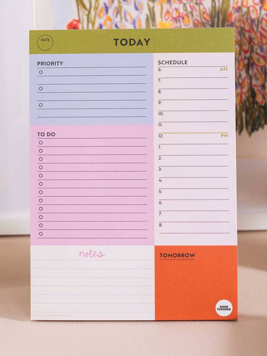 Block My Life Daily Planner Pad