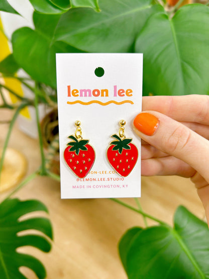 Strawberry Earrings