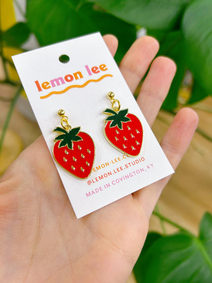 Strawberry Earrings