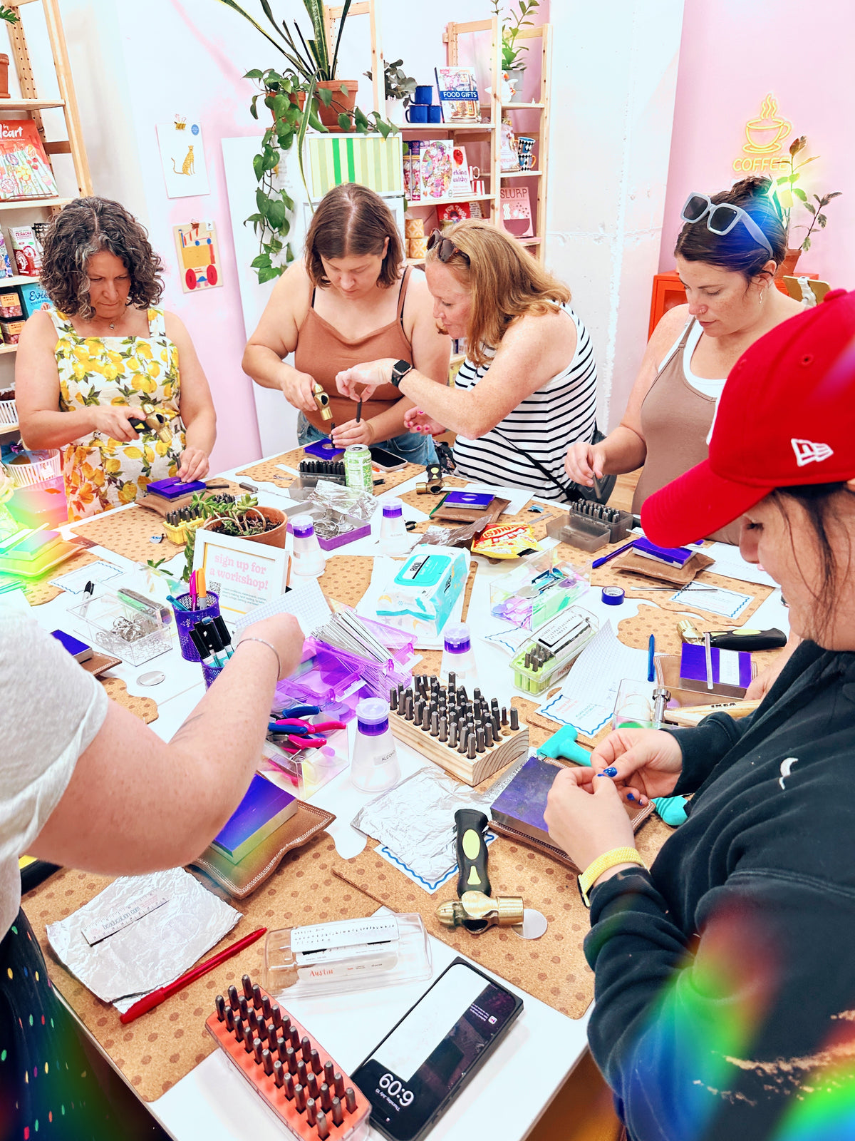 Hand-Stamped Charm Necklace Workshop—Sunday, 11/8 from 1–3p