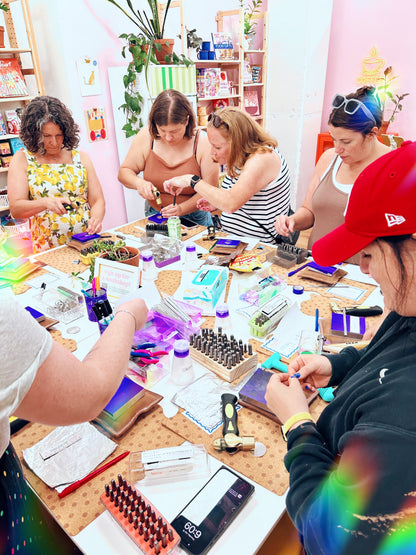 Hand-Stamped Charm Necklace Workshop—Sunday, 11/8 from 1–3p