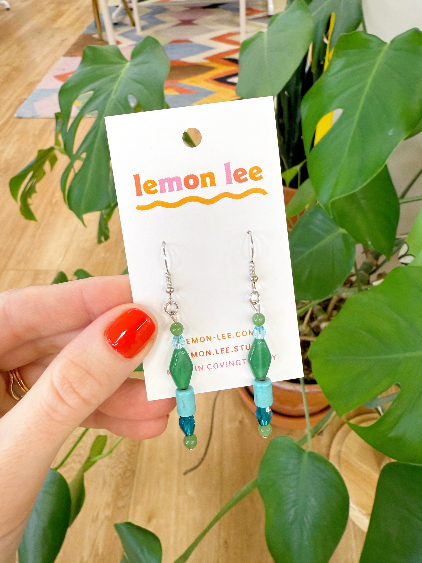 Oceanside Beaded Earrings