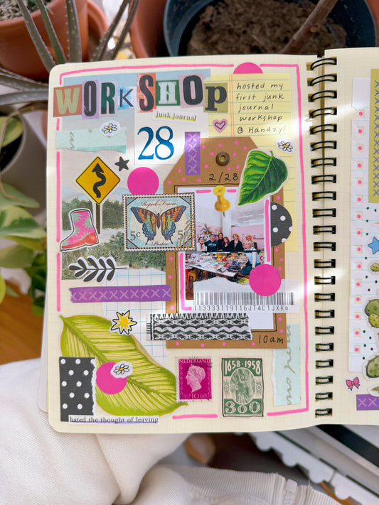 Junk Journal Collage Workshop — Saturday 3/7 from 12p–2:30p