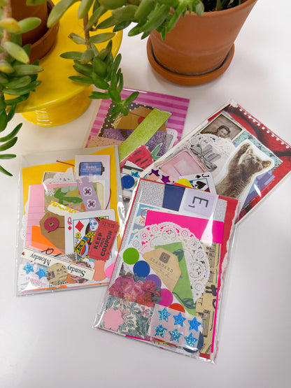 Junk Journal Mystery Scrap Pack