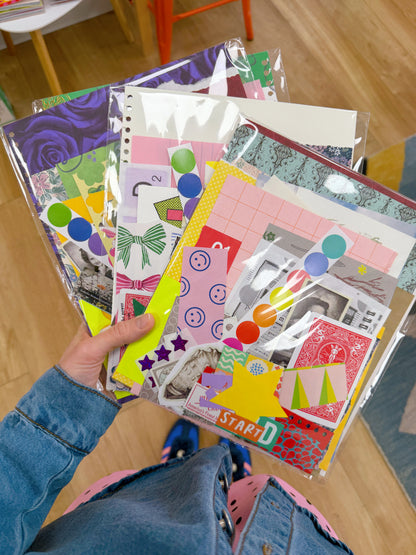Junk Journal Mystery Scrap Pack