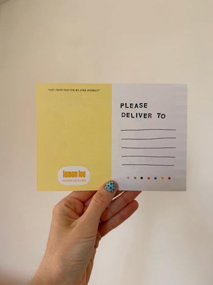 Can I Have That For My Junk Journal 5x7in Mini Art Print Postcard