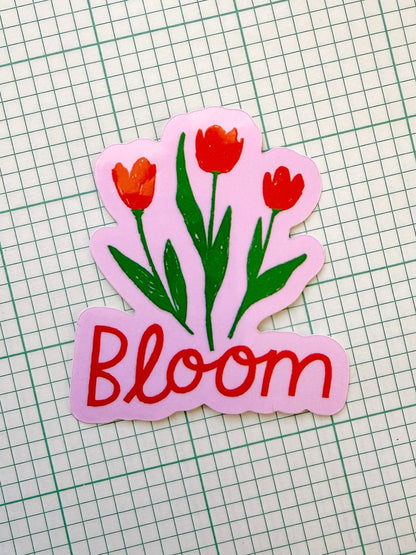 Bloom Tulips Sticker