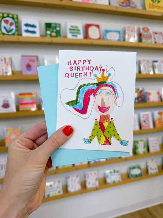 Happy Birthday Queen Card