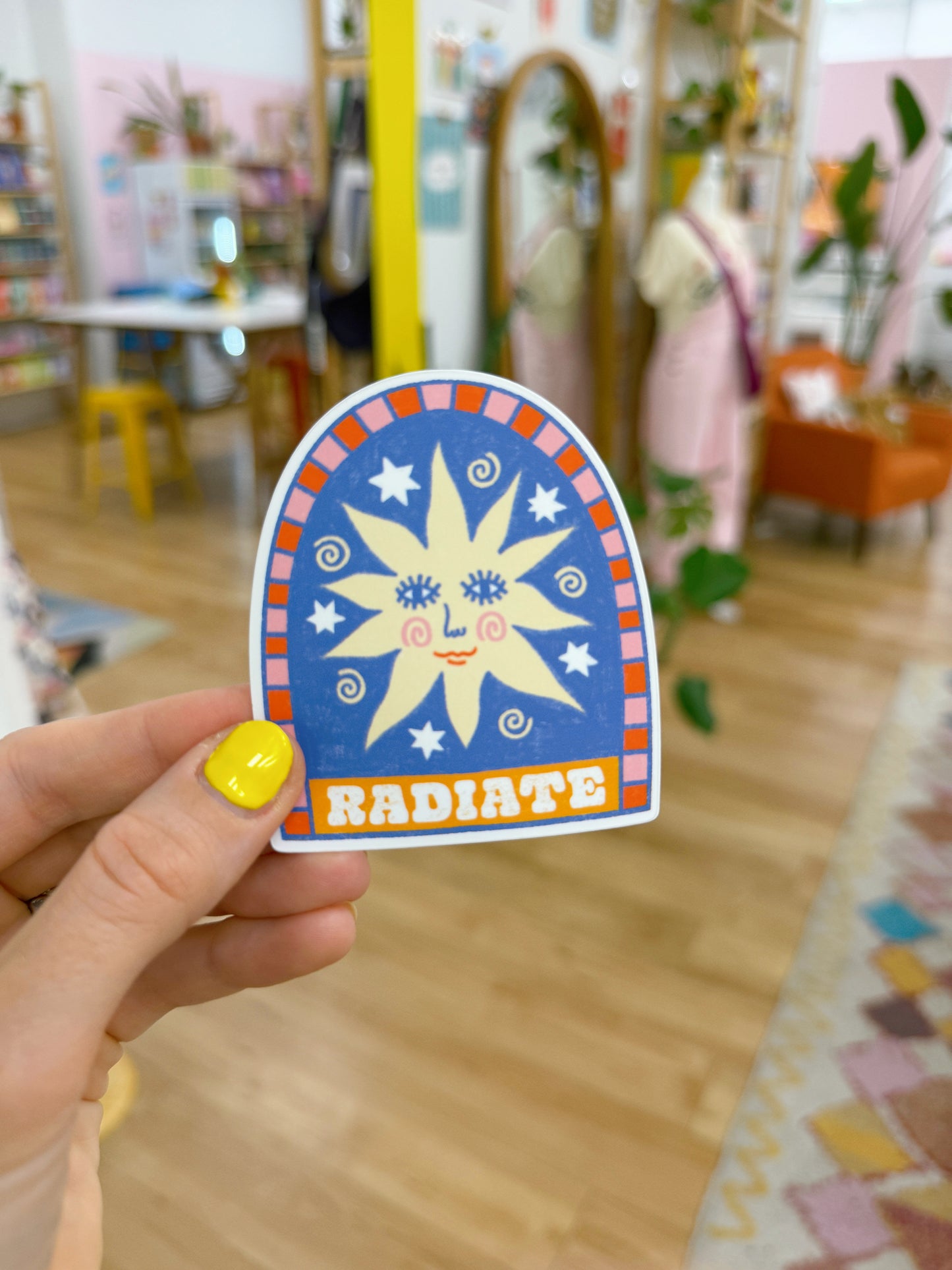 Radiate Sun Sticker