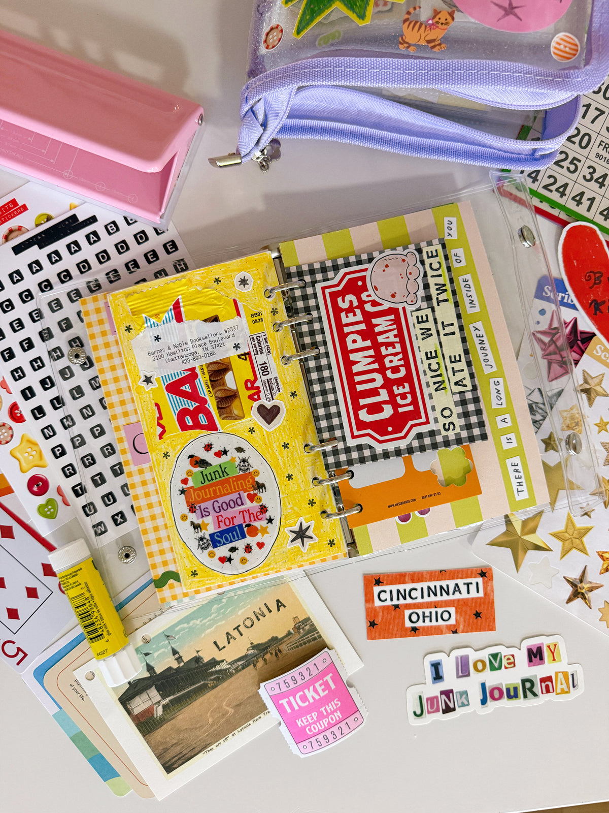 Junk Journal Binder Workshop—Sunday 10/18 from 10a–12p