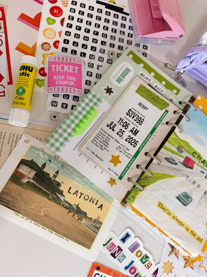 Junk Journal Binder Workshop—Sunday 10/18 from 10a–12p