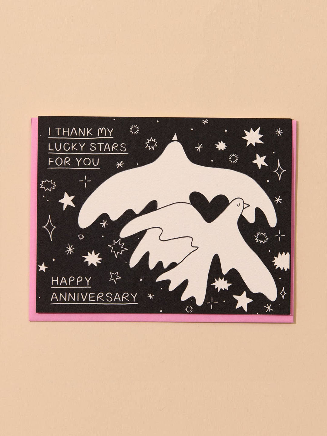 Love Doves Anniversary Card