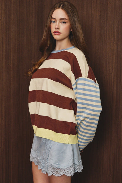Anora Striped Sweater