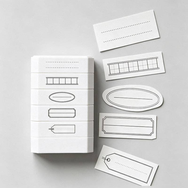 Archive Tag 5 Layer Stamp Set