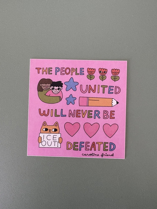 The People United Sticker