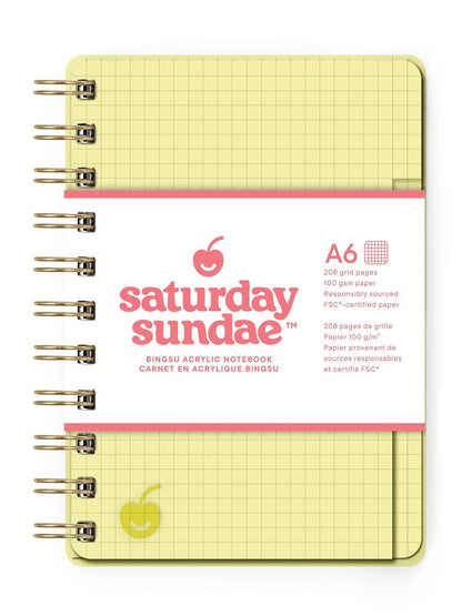 Banana A6 Bingsu Acrylic Notebook