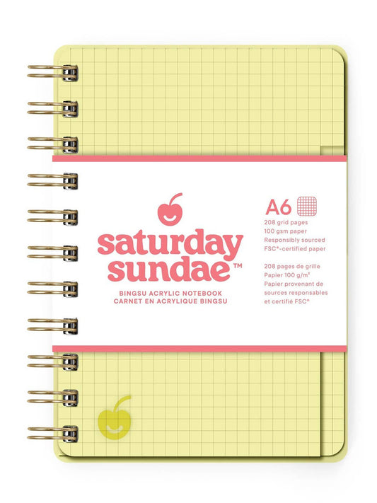Banana A6 Bingsu Acrylic Notebook