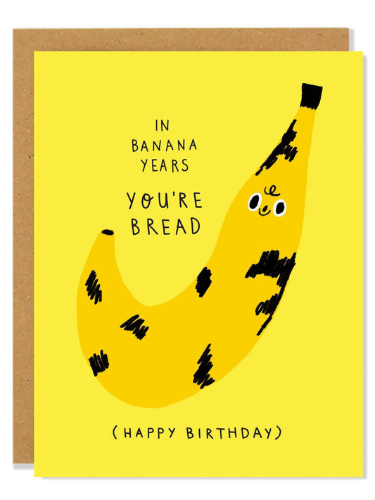 Banana Bread Birthday Card