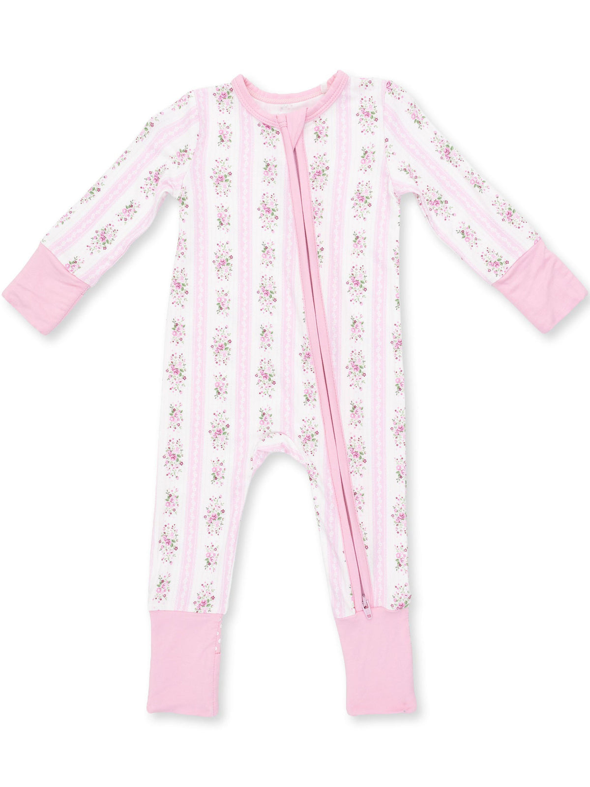Bella Rose Stripe Convertible Romper