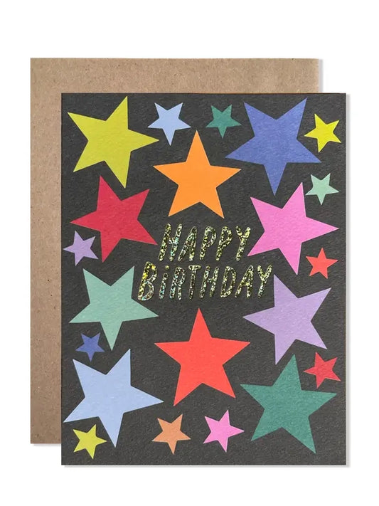 Star Birthday Card