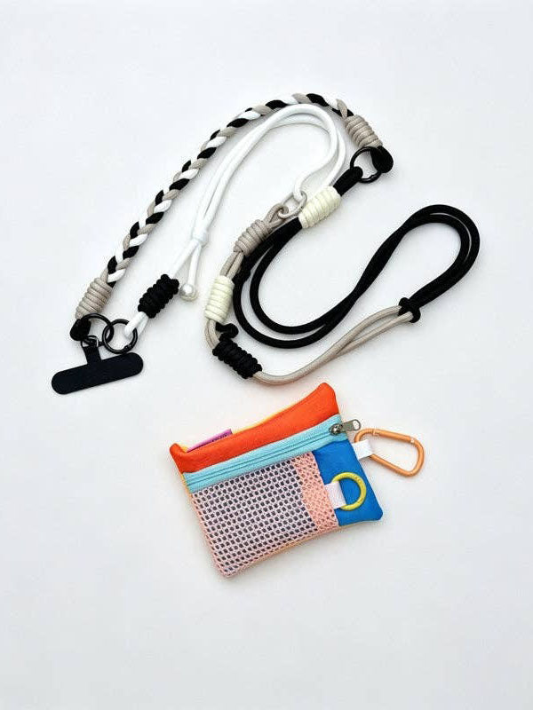Black Mini Mesh Pouch